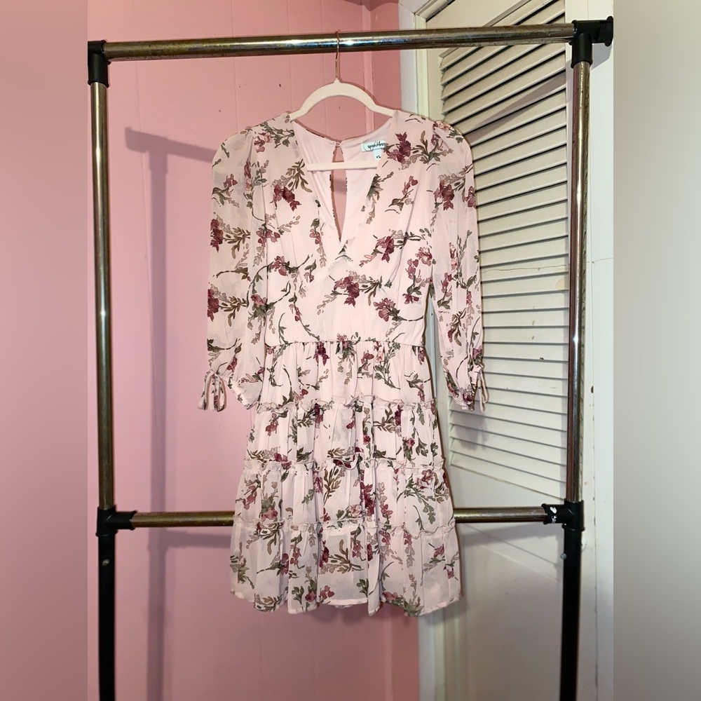 Speechless Pink Floral Dress